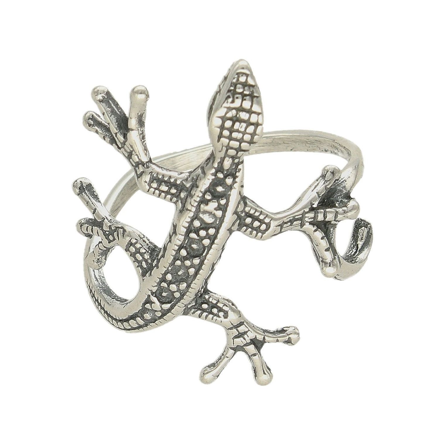 Srebrny pierścionek 925 jaszczurka DIA-PRS-400531 AT-925. Pierścionek srebrny spodoba się niezależnej odważnej kobiecie. Biżuteria zachwyca ciekawą formą oraz nowoczesnym designem. Biżuterię wykonano z najwyższej jakości sreb (1).jpg